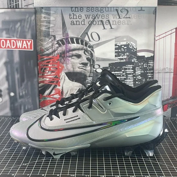 🏈NIKE VAPOR EDGE ELITE 360 2 GREY FOOTBALL CLEATS DA5457-002🏈 - Picture 4 of 11